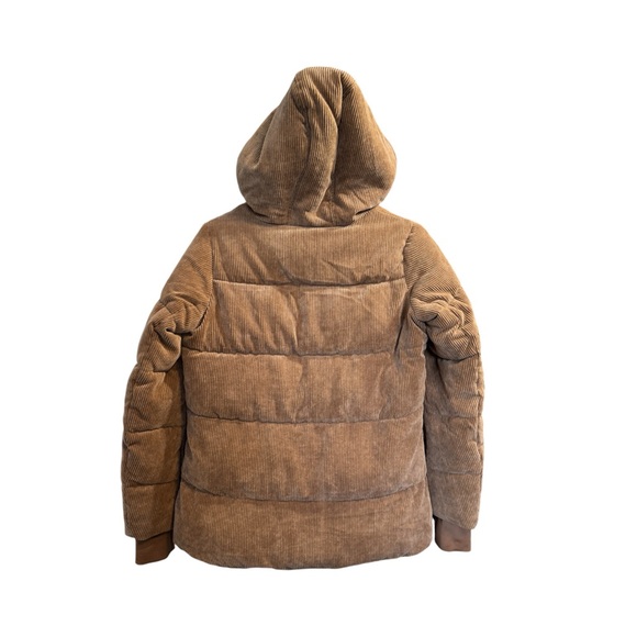 Sam Edelman Hooded Corduroy puffer coat XS - Picture 2 of 4